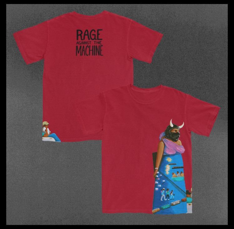 RAGE AGAINST THE MACHINE LXSDOS X RATM T-SHIRT IG @lxsdos