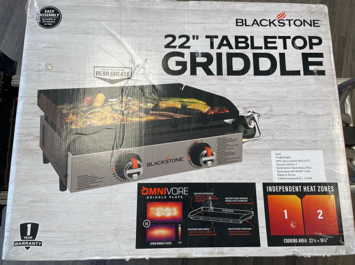 Table top Blackstone Griddle