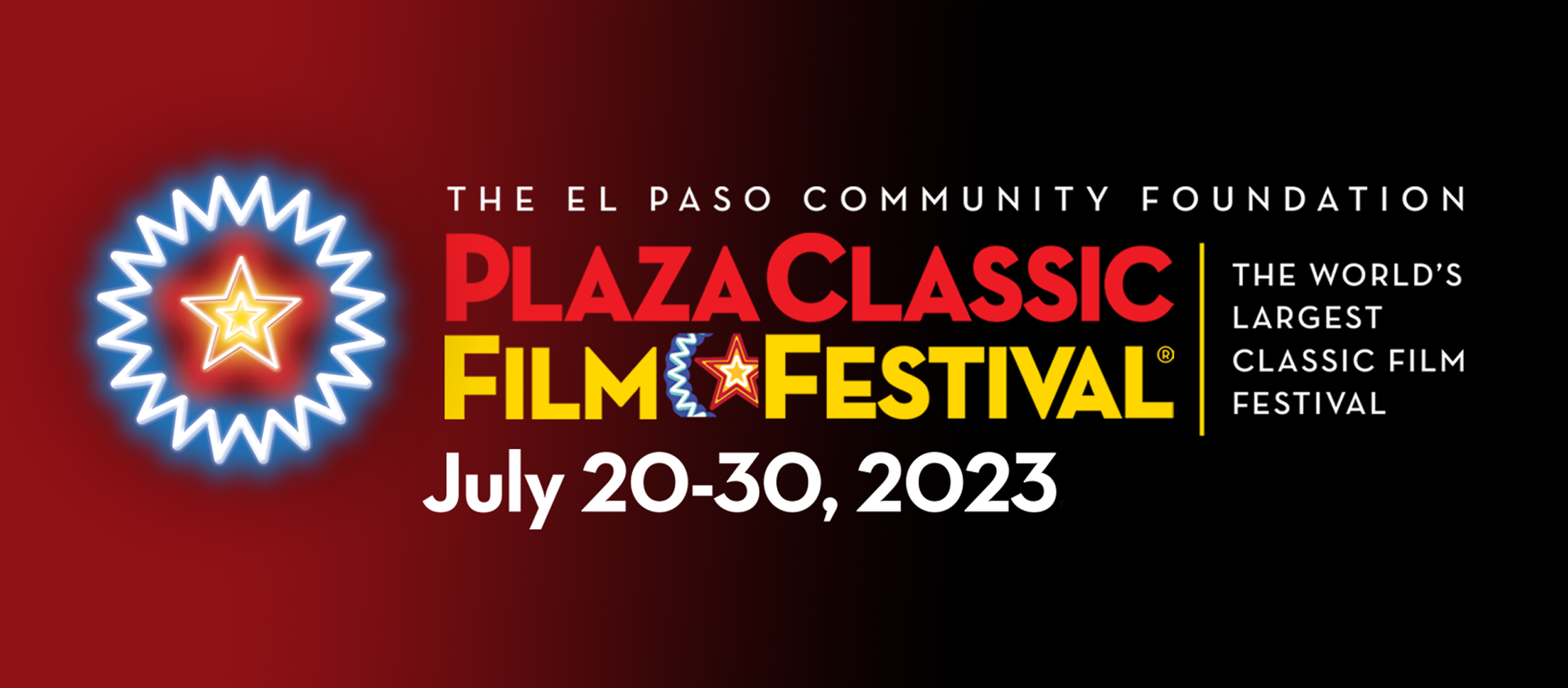 This El Paso Community Foundation Plaza Classic Film Festival pass includes admission to most ticketed events, a skip-the-line express lane, invitations to special events, and discounts at nearby restaurants and related businesses. The 16th annual edition will be July 20-30, 2023 in and around the Plaza Theatre.