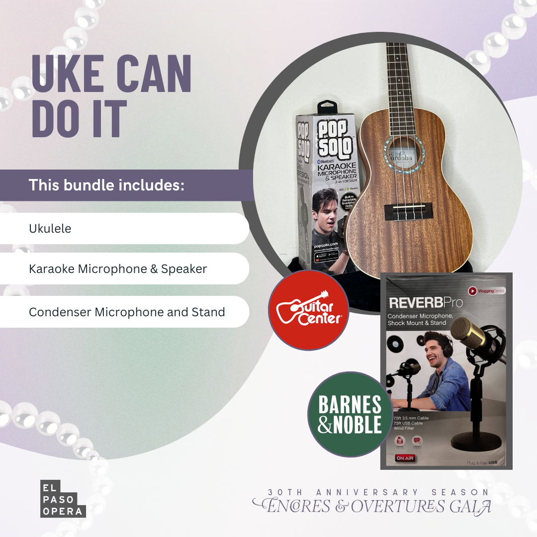 Ukelele; karoke microphone