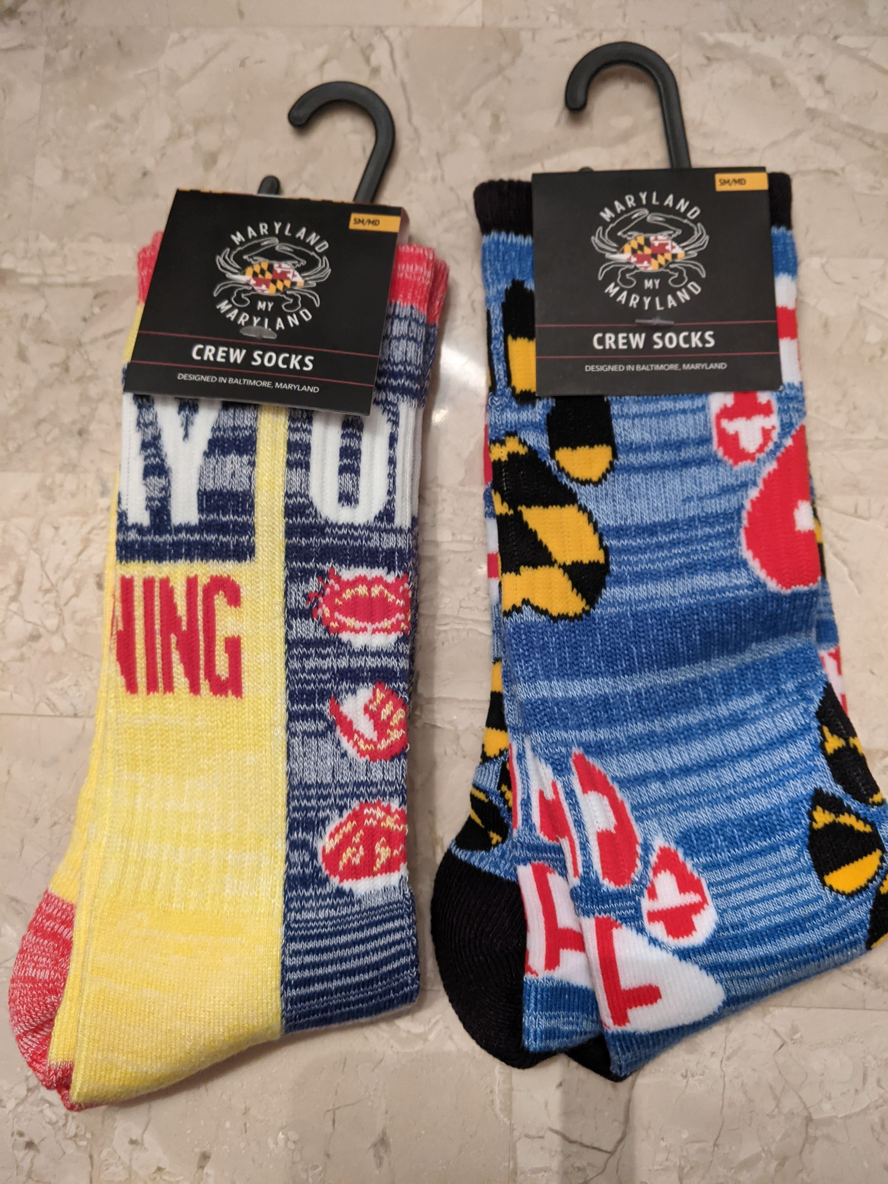 Maryland-Themed Socks
