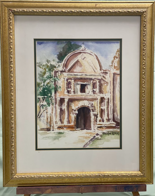 Krystyna Robbins Watercolor with Custom Framing