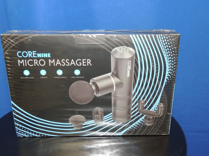 A CORE Nine Micro Massager with 4 speed levels.