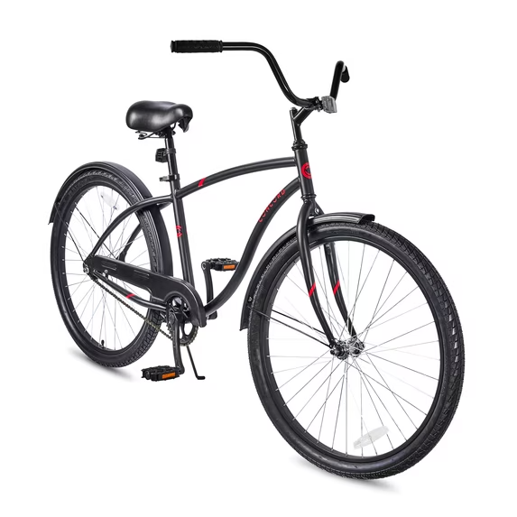 26-inch single-speed cruiser bike for relaxed rides on flat road