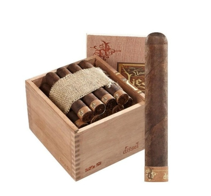 Enjoy a bold, full‑bodied smoke with this 20‑count box of Diesel Maduro cigars, featuring dark Maduro wrappers and rich tobacco blends that deliver notes of espresso, dark chocolate, earth, and spice—perfect for aficionados or as a standout addition to any collection.