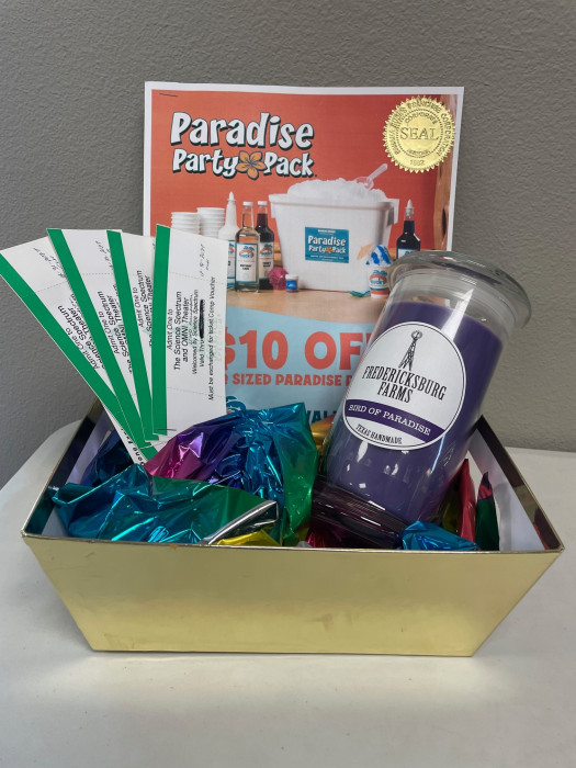 4 tickets to Science Spectrum, Bahama bucks $10 off, candle