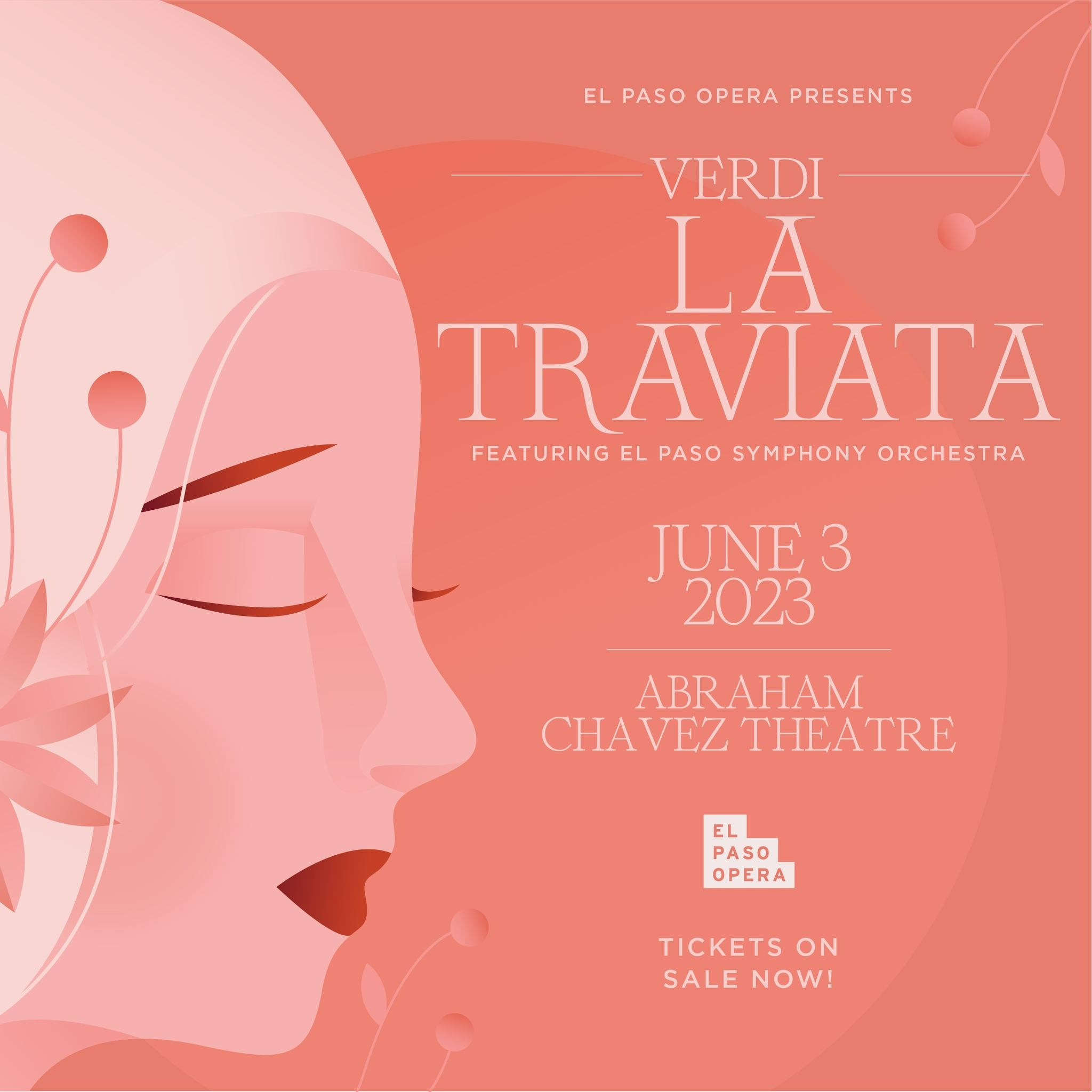 Valid for two tickets to El Paso Opera's upcoming production of La Traviata (June 3, 2023). Good for section B tickets ($122 value). Comes with Mount Franklin Foods goodie basket.