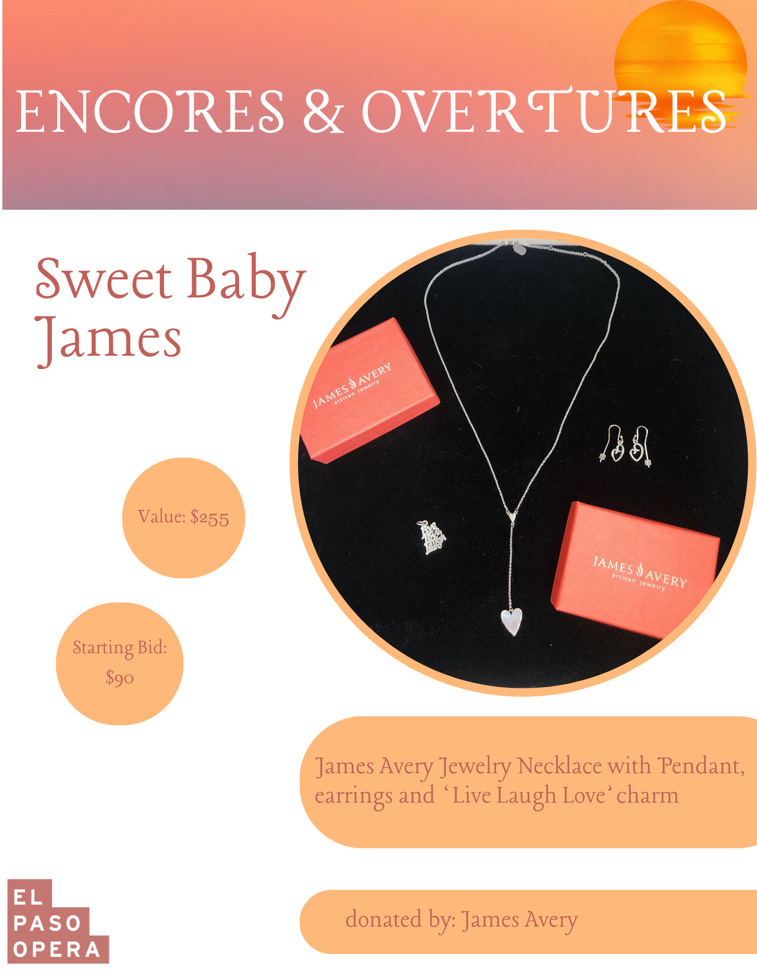 James Avery Jewelry Necklace, earrings and pendant