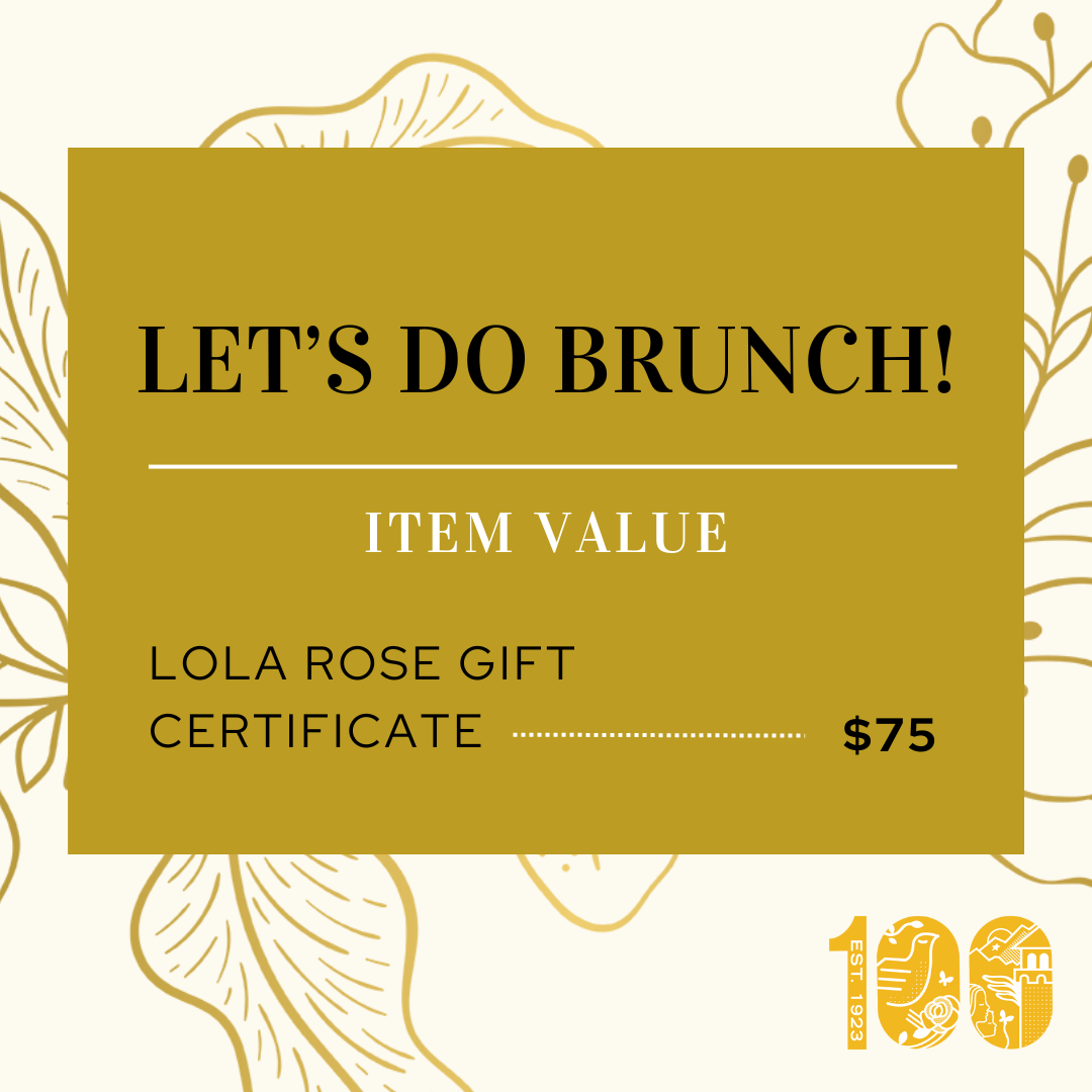 Enjoy one of El Paso's newest spots: Lola Rose! Located in the new Cimarron Market, a variety of tapas, brunch or main courses are available to leave you enjoying the company of a close friend over a fabulous meal.