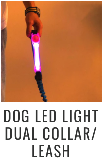 Dog LED Light Dual Collar/Leash