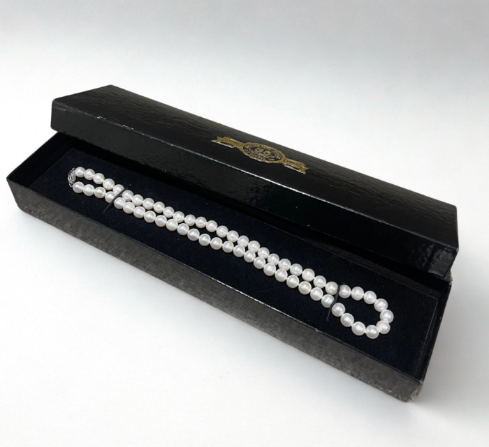 Pearl Necklace with Silver Clasps Chinese Freshwater Pearls