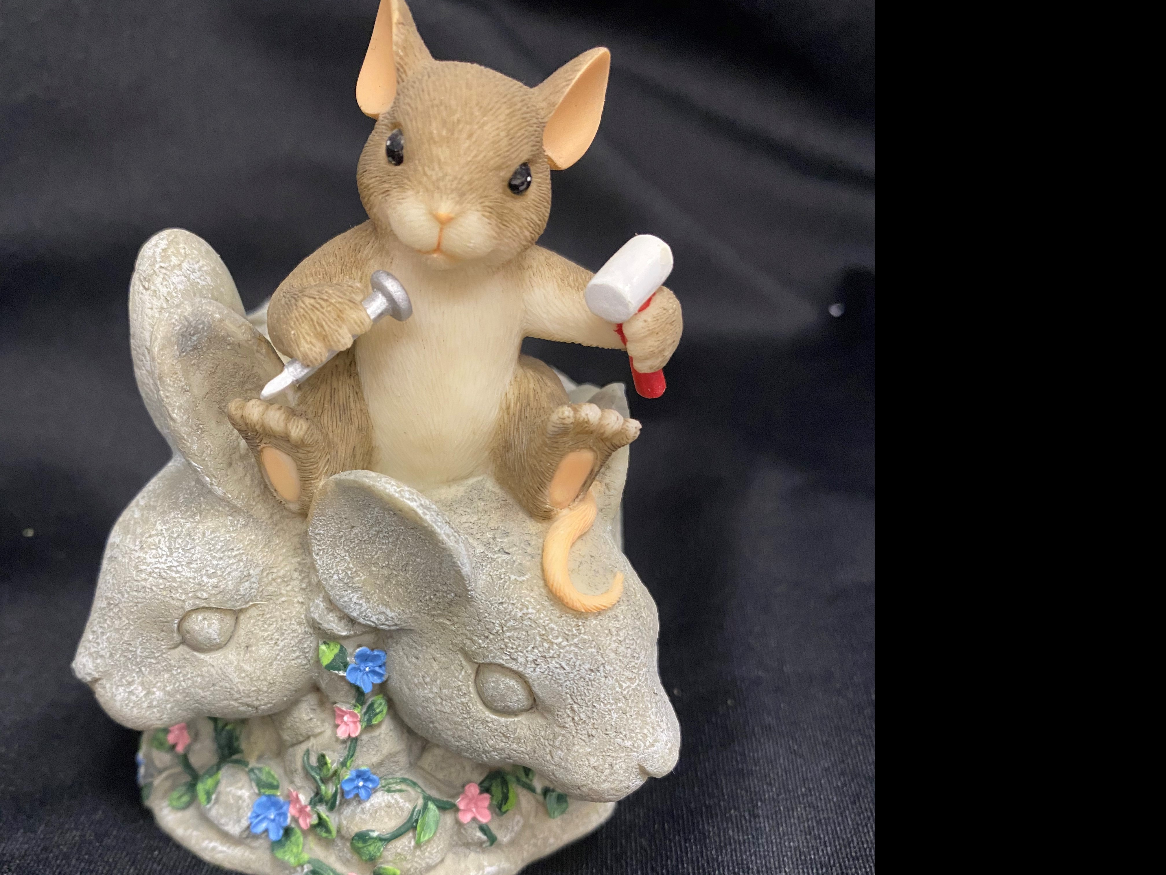 "Mouse Rushmore", Charming Tails, mouse figurine