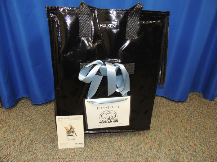 A Large, black Hulken bag that you can carry around to the grocery store or to your kid's games.