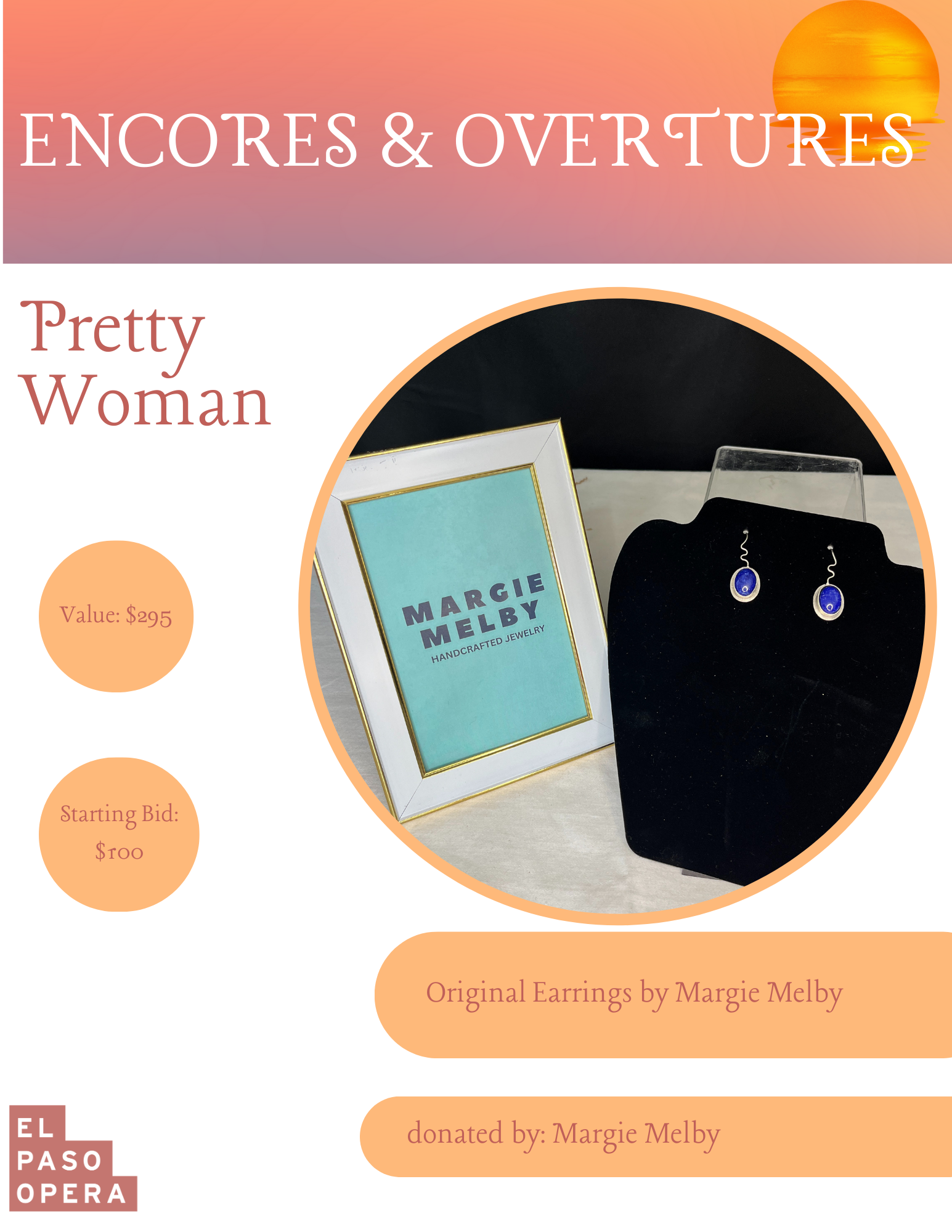 Original Earrings by Margie Melby