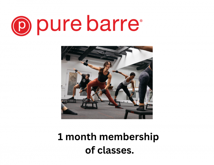 1 month membership to Pure Barre in Lubbock