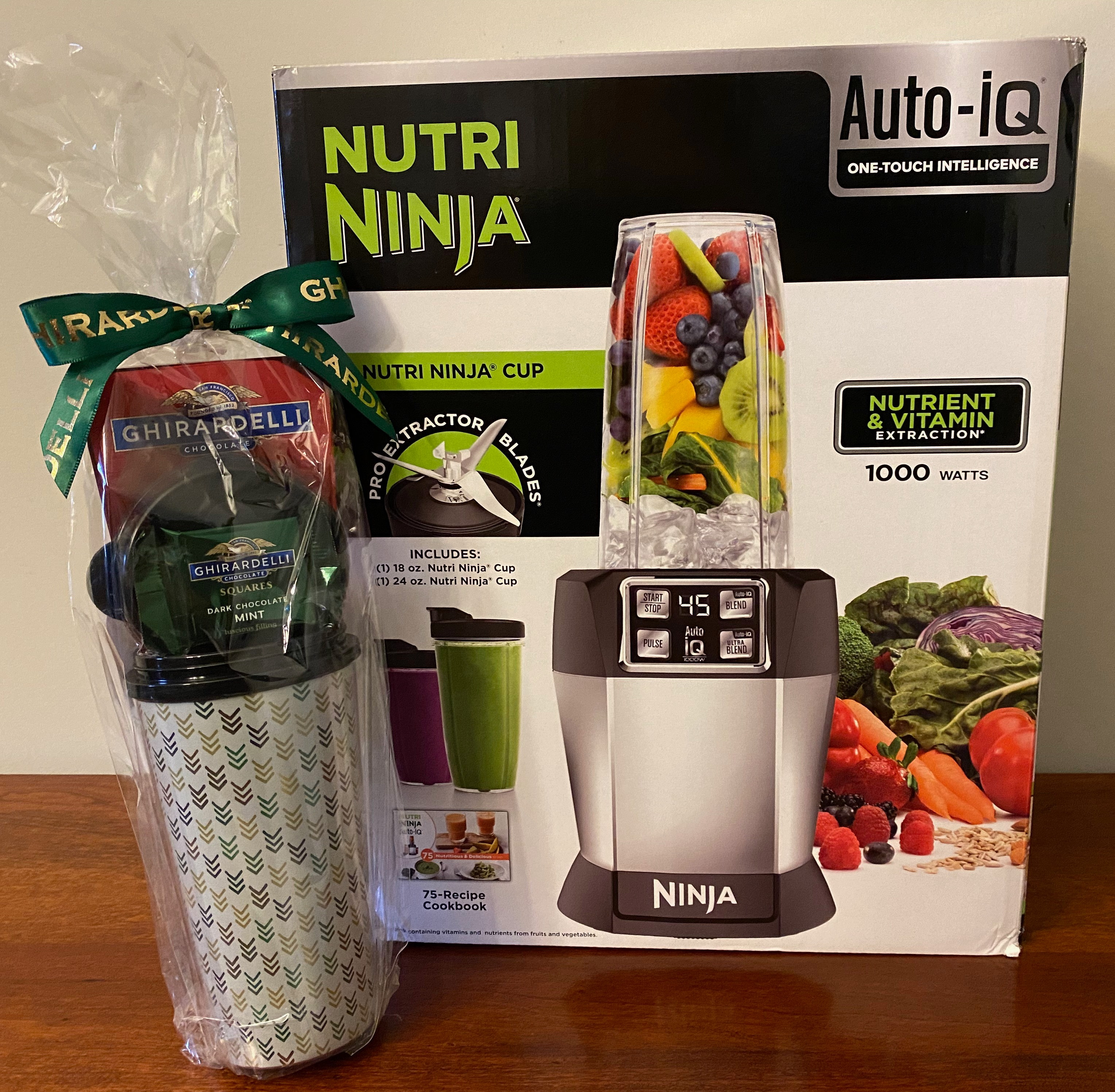 The great Nutri Ninja Smoothie Maker - small, yet powerful.