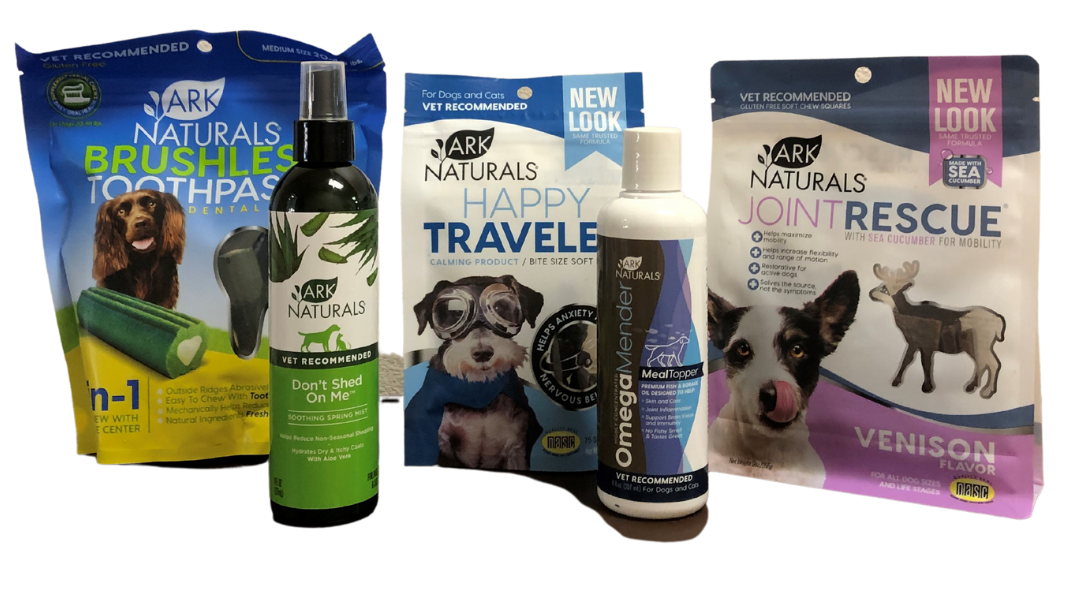 Ark Naturals Dental Care, Joint, Coat, and Wellness Treat and Supplement Pack