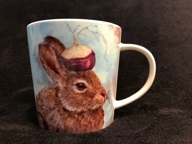 Rabbit with Turnip Mug