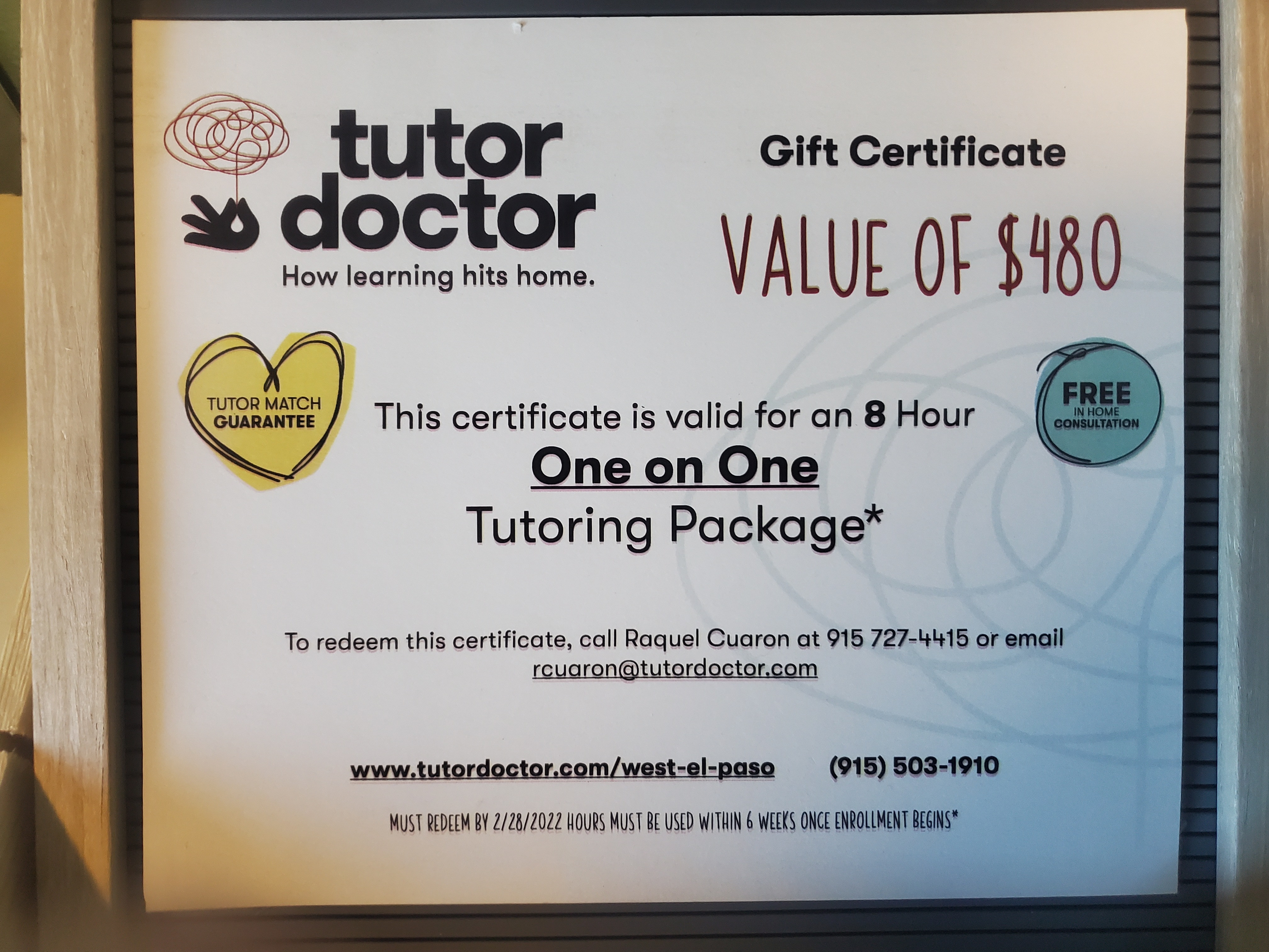 One on one turoring package with your special scholar. Get your kids ready for the future, today!