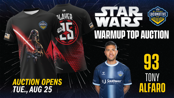 Star Wars Jersey - Size M - Jerseys assigned to players who do not suit up for the match may not be worn. Therefore, there is no guarantee that any jersey included in the auction will be player-worn.