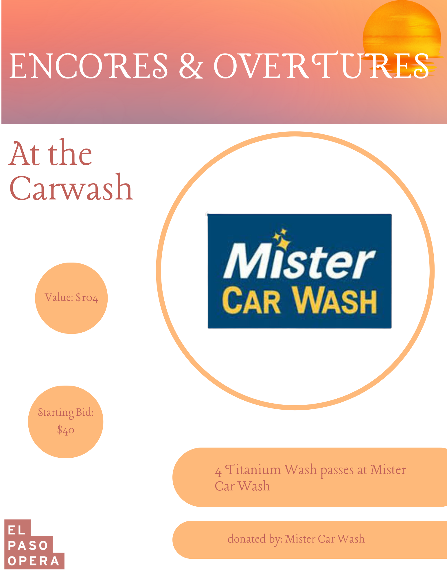 Mister Car Wash Titanium Wash Passes x4