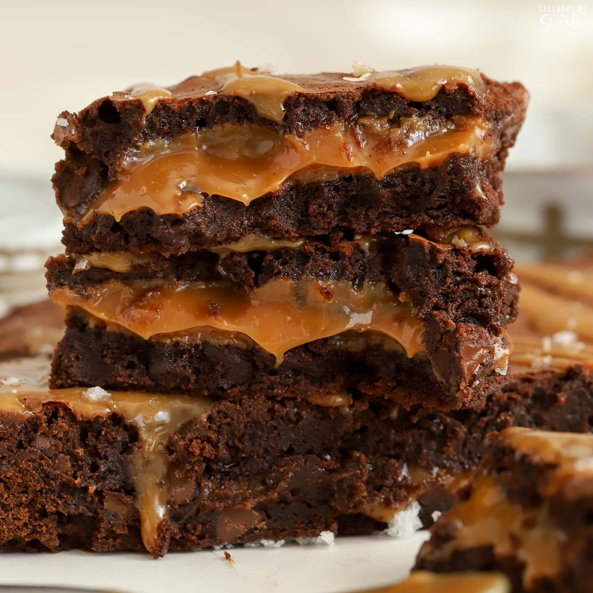 Batch of Carletta's famous Caramel Brownies