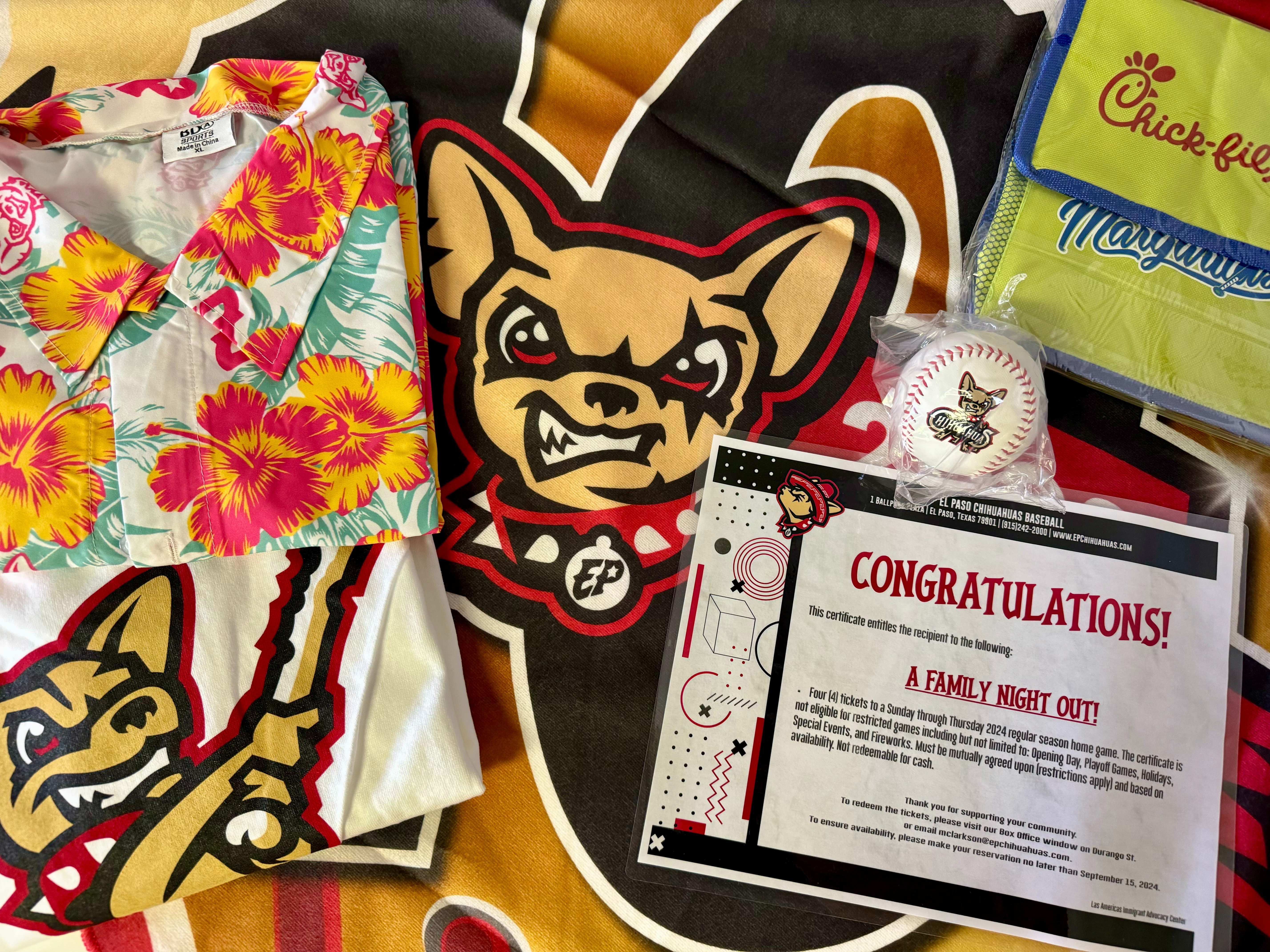 Chihuahuas Swag Bag | Family Four Pack of Tickets