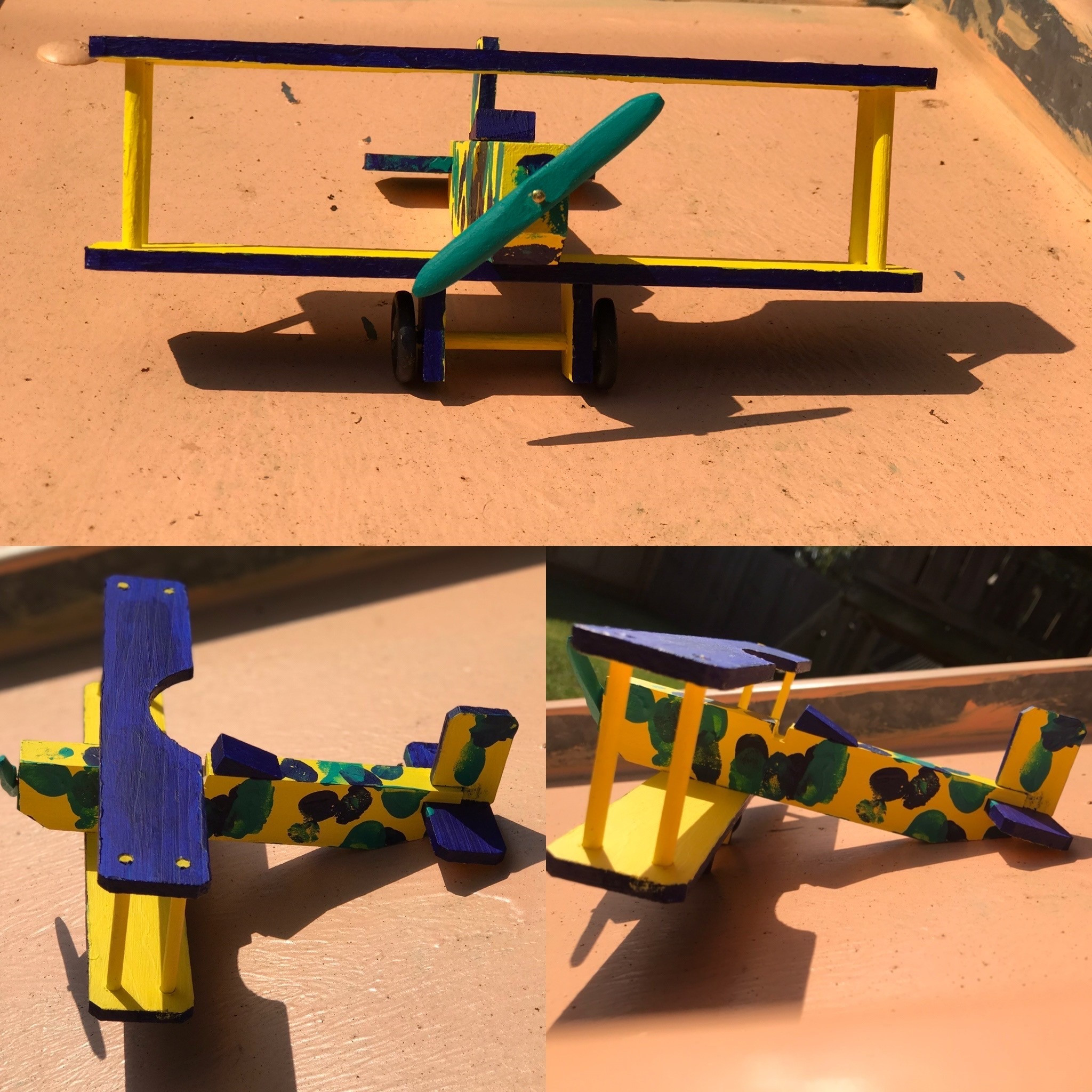 Biplane Battle Entry #031; Owner: Lindsay Holmes; Decorator/Designer: Lindsay Holmes; Entry Name: "Flying Circus"