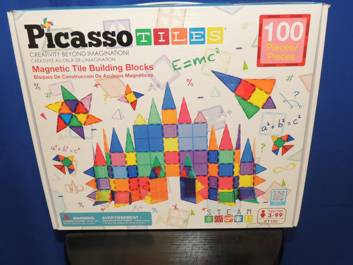 100 pc Magentic Tile Building Blocks for hours of fun!!