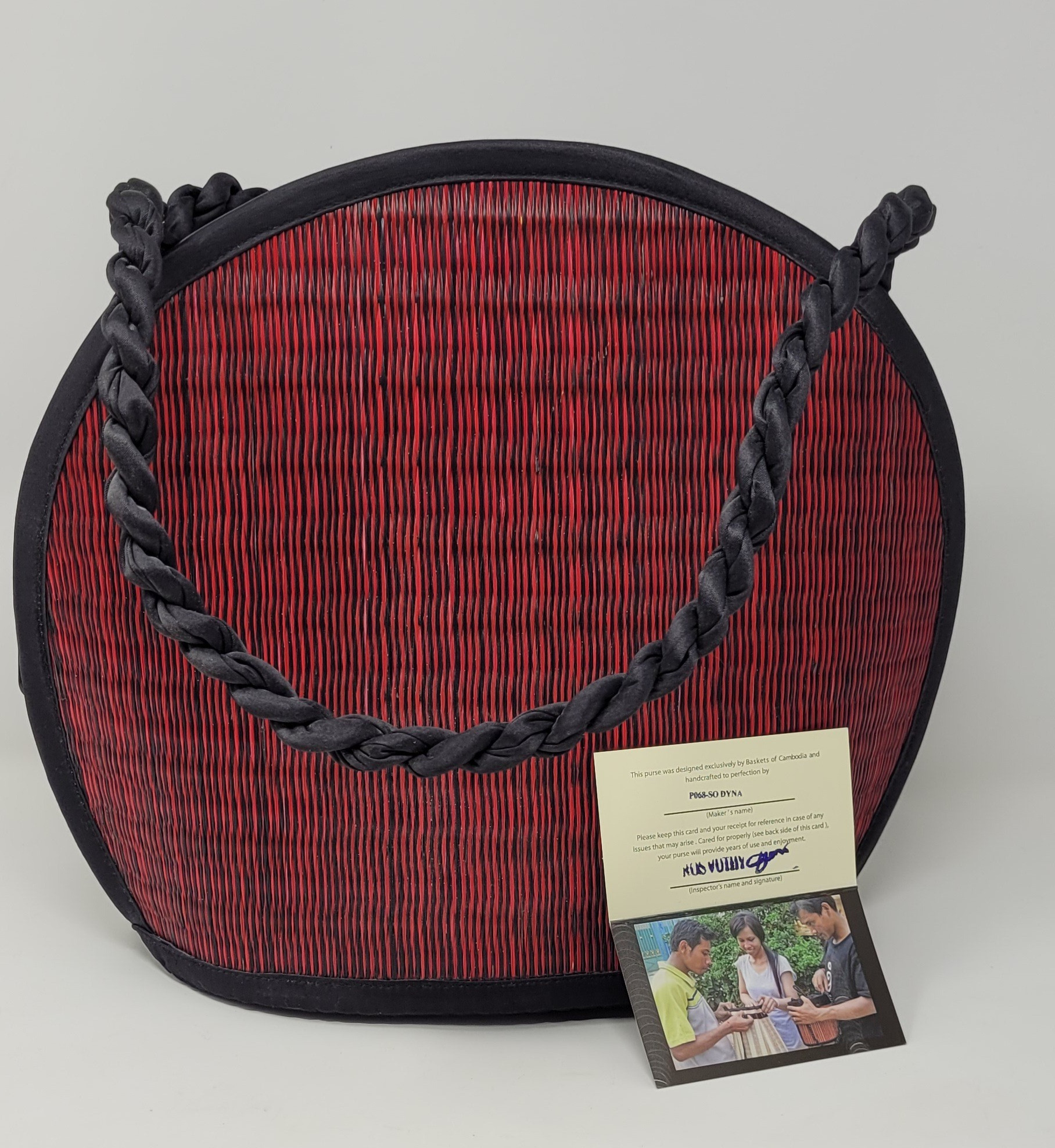 Handcrafted Baskets of Cambodia Purse