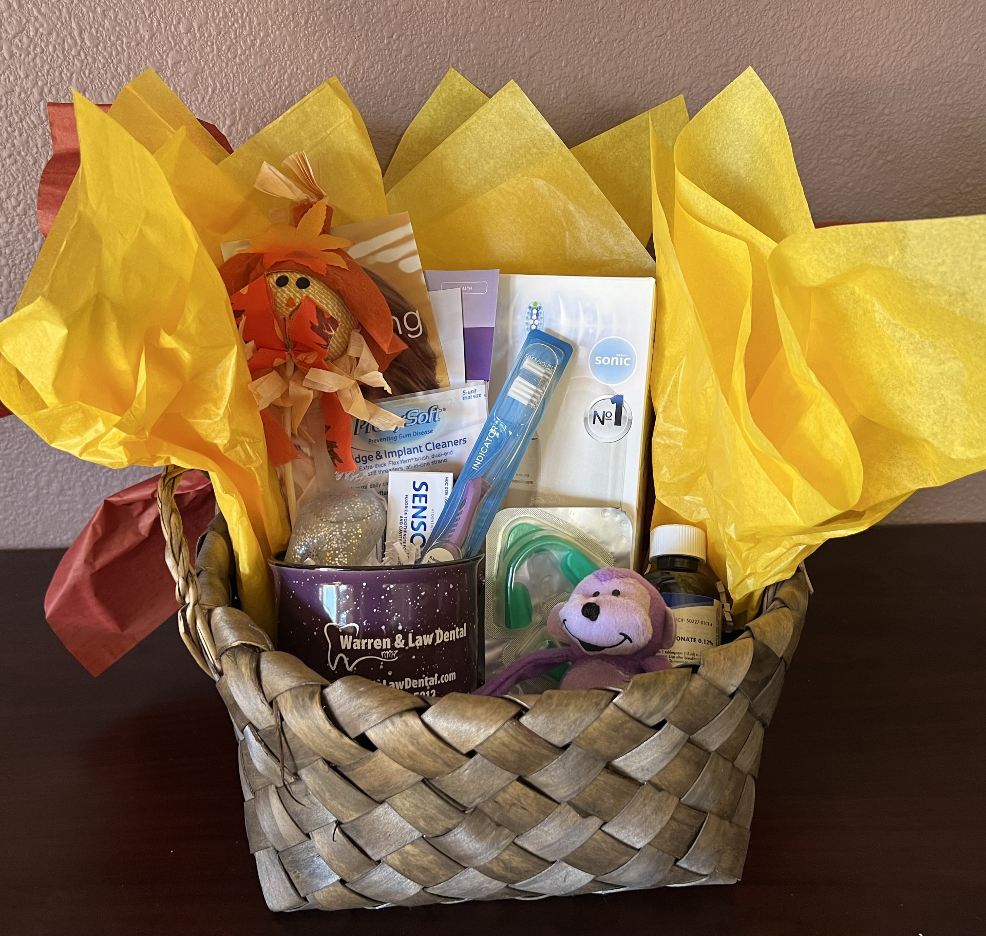 Oral Hygiene Gift Basket