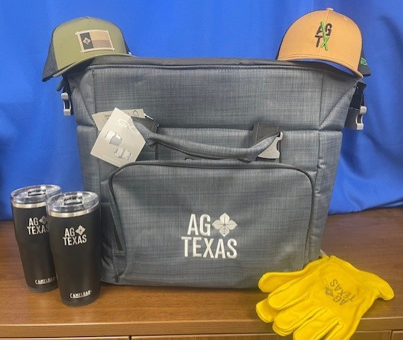 Cooler bag, 2 insulated cups, gloves, 2 hats