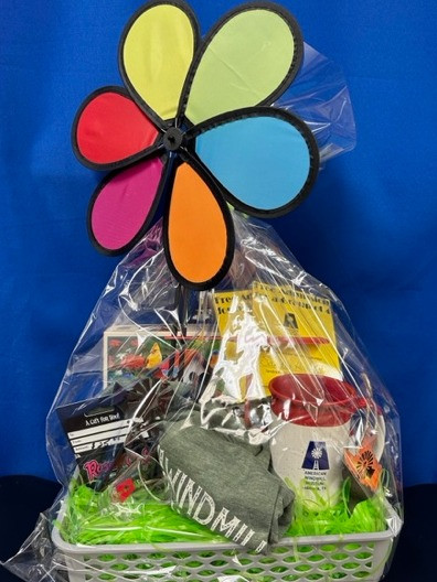 Windmill Museum Gift Basket with two Free Admission for a group of 4 to the American Windmill Museum