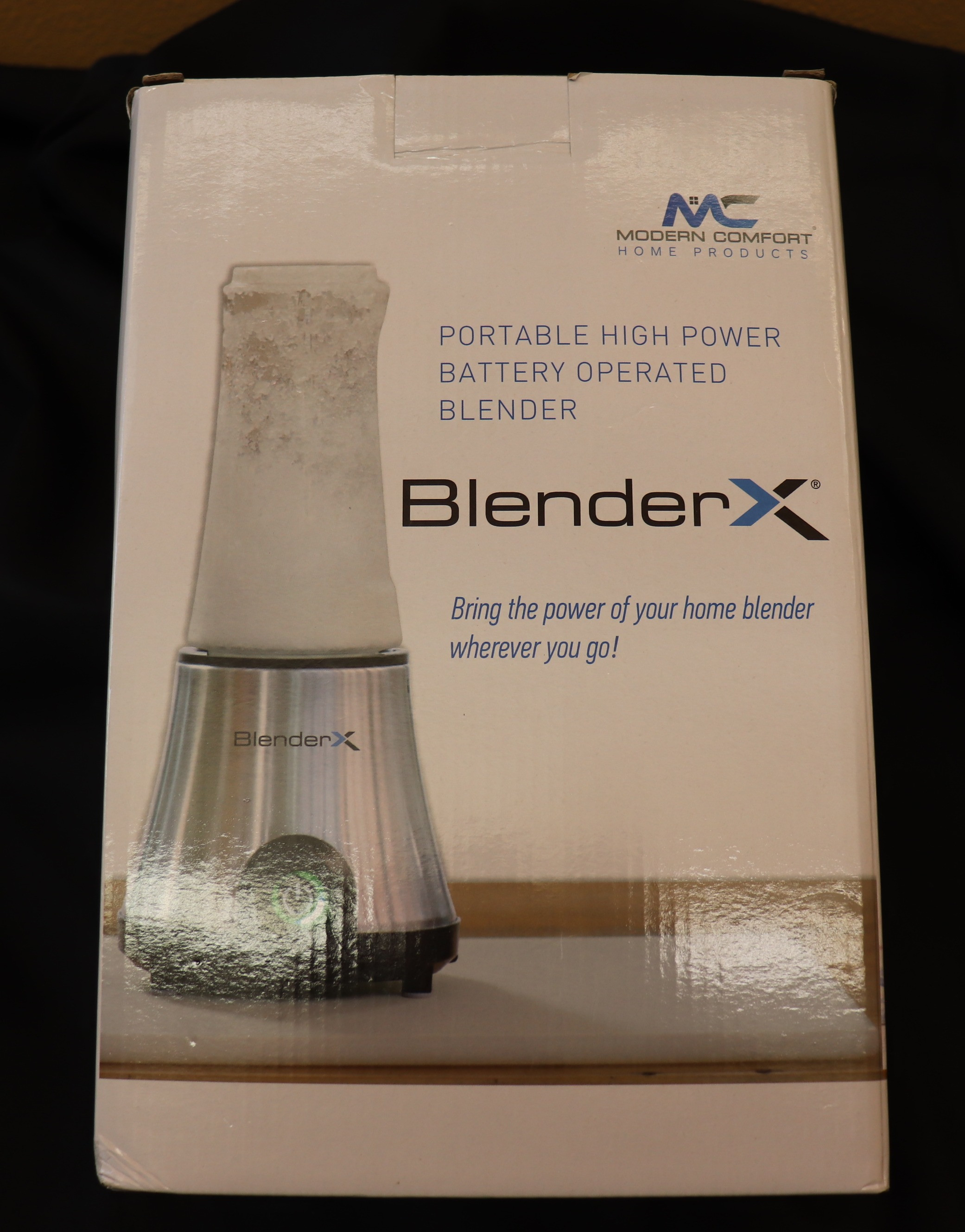 High power battery operated portable personal blender